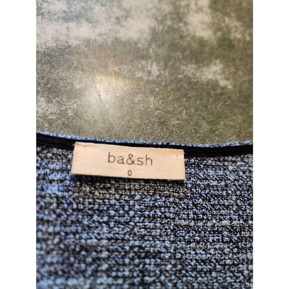 Ba&sh blue  Woven drop waist tunic dress sz 0 (US XS) - Picture 2 of 4